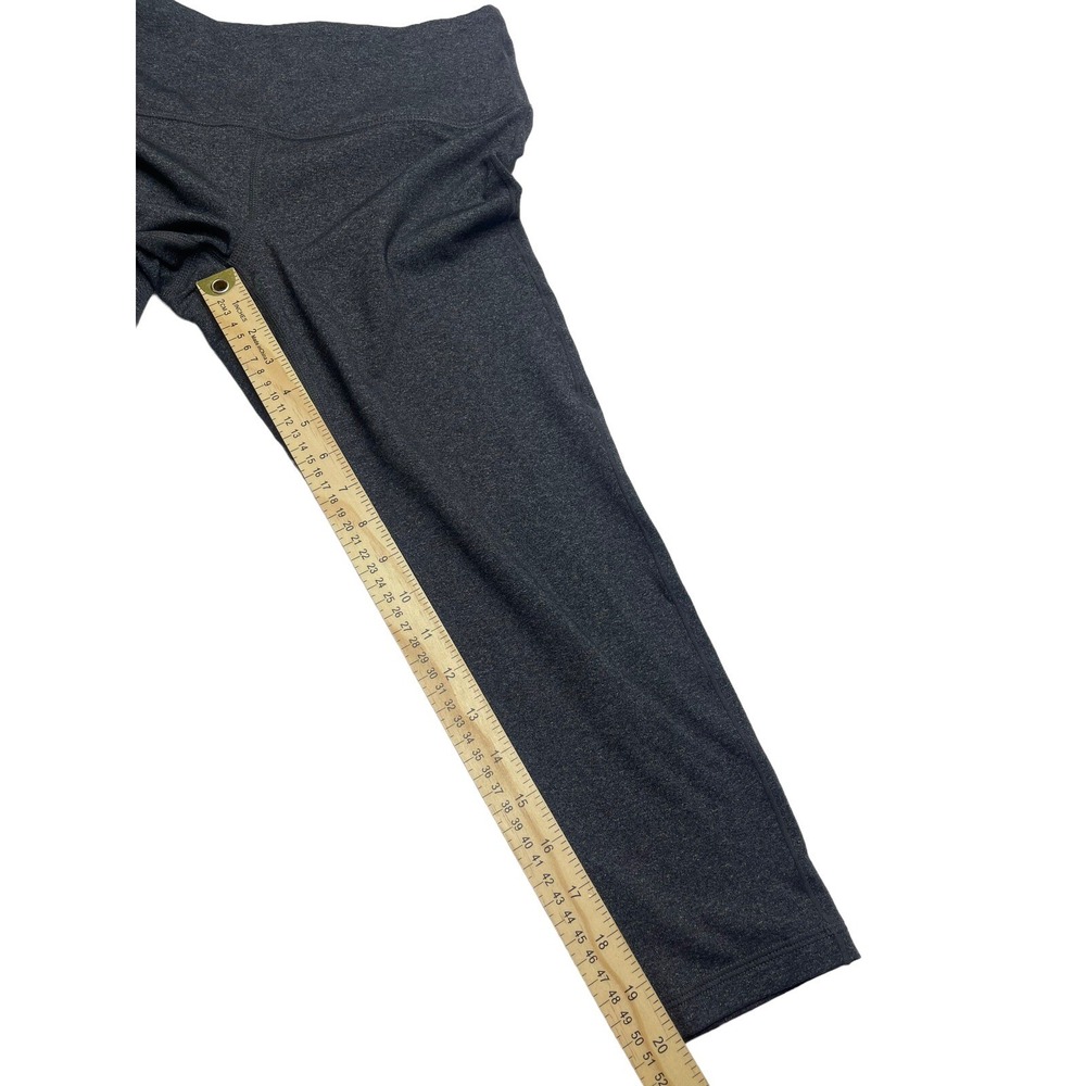 Prana Charcoal Grey High Waist Crop Athletic Leggings Pants‎ Women's Size S - Picture 7 of 8